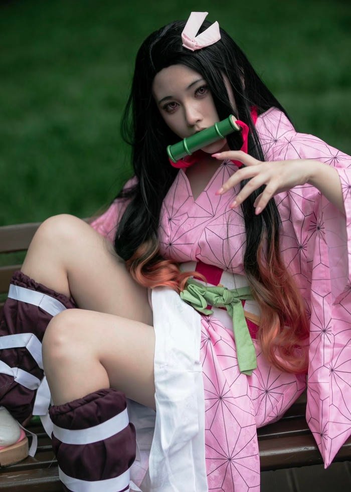 hình cosplay Nezuko sắc nét