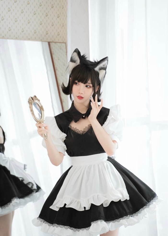 hình cosplay mèo dễ thương HD