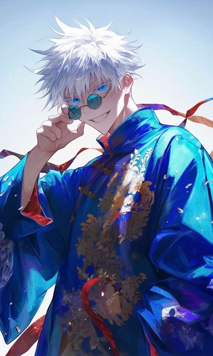 hình gojo satoru đứng thẳng