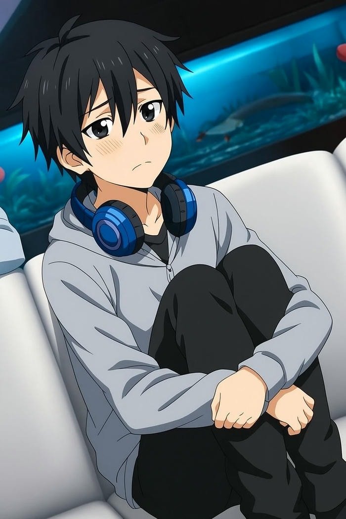 hình kirito anime cá tính