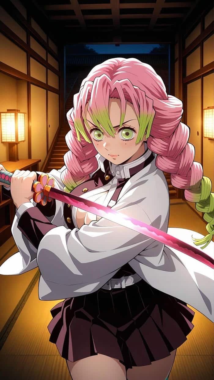 hình mitsuri anime mạnh mẽ