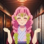 hình mitsuri biểu cảm vui vẻ