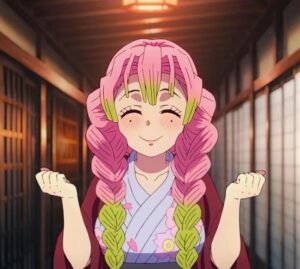 hình mitsuri biểu cảm vui vẻ