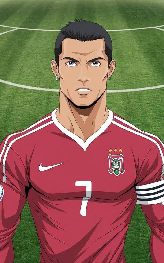 hình nền ronaldo anime