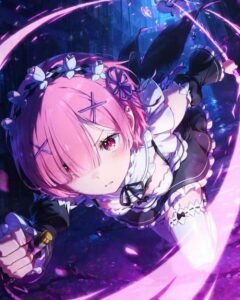 hình ram re zero anime sắc nét