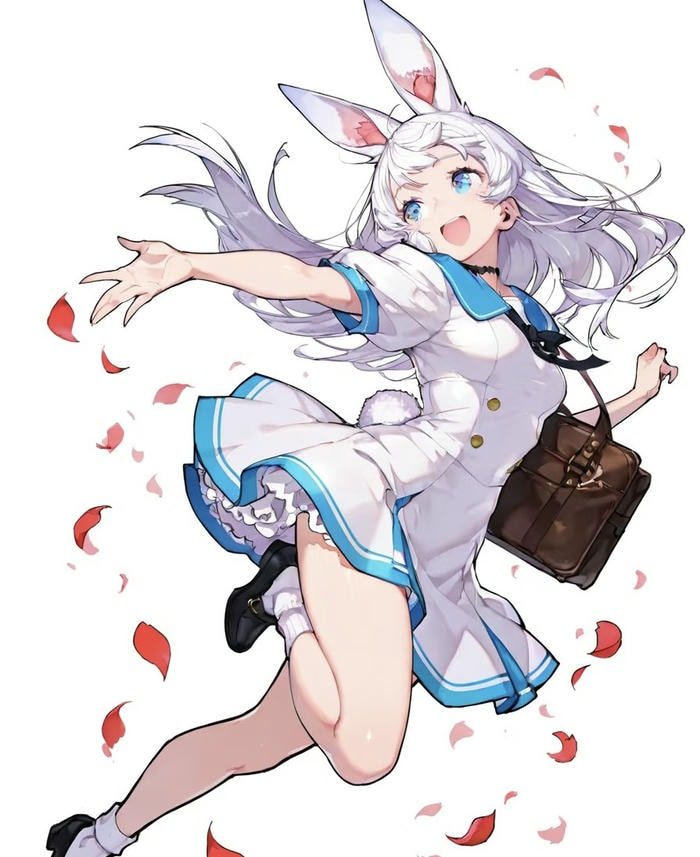 hình thỏ anime sắc nét