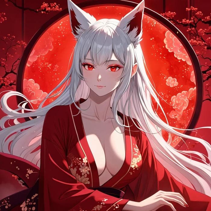 hồ ly anime phong cách