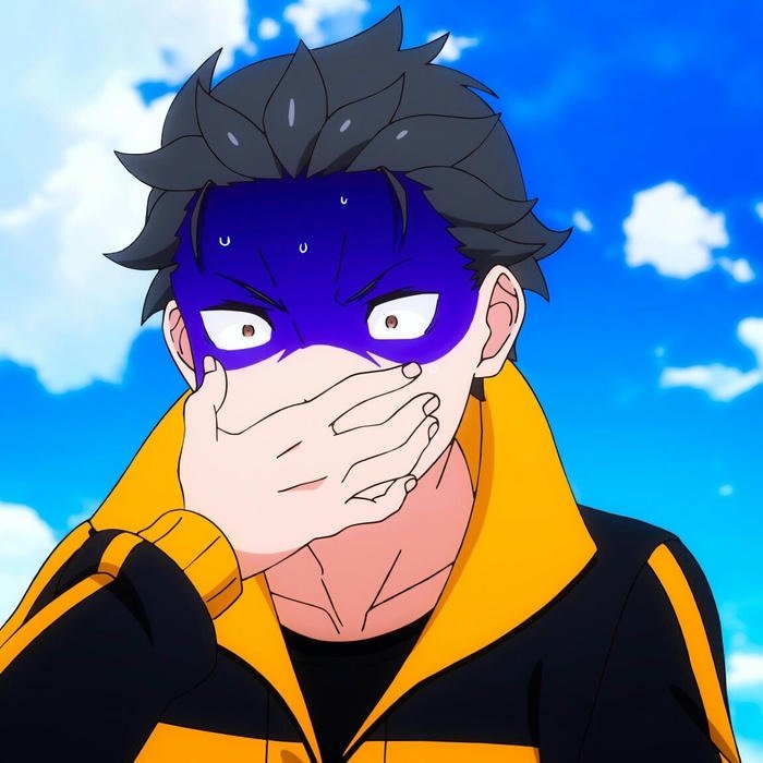 natsuki subaru anime biểu cảm dữ dội