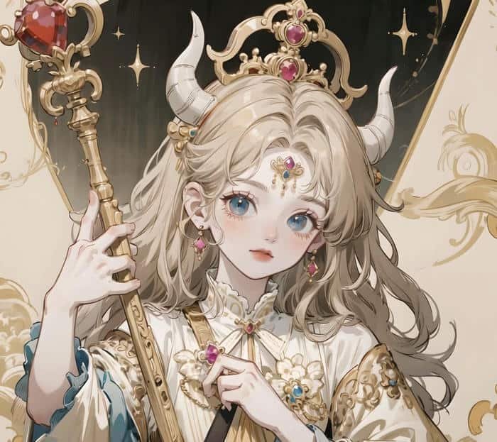 những ảnh anime nữ cung Kim Ngưu