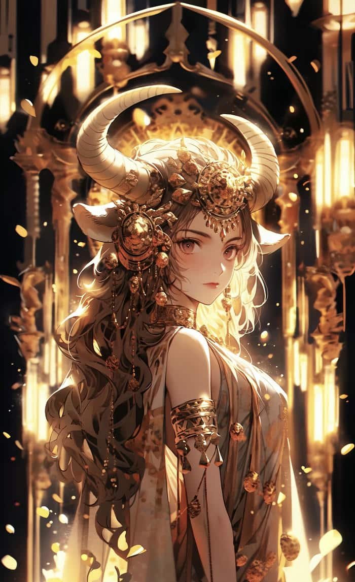 những ảnh girl anime cung Kim Ngưu