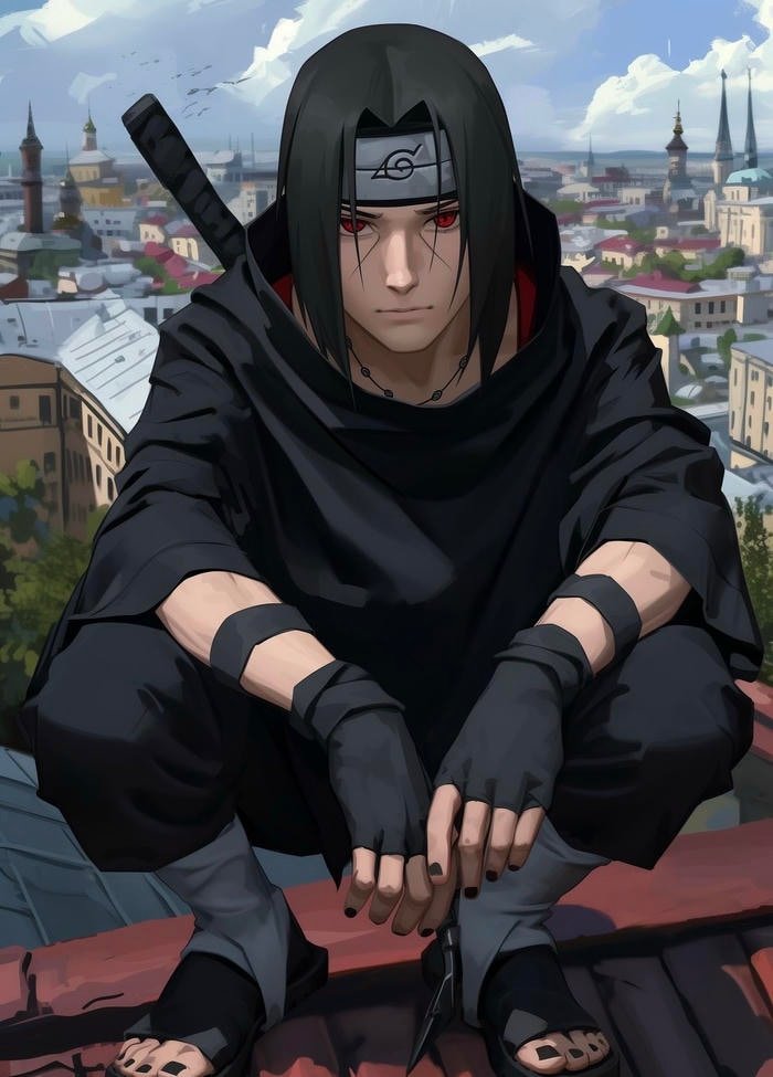 những hình Itachi tạo dáng