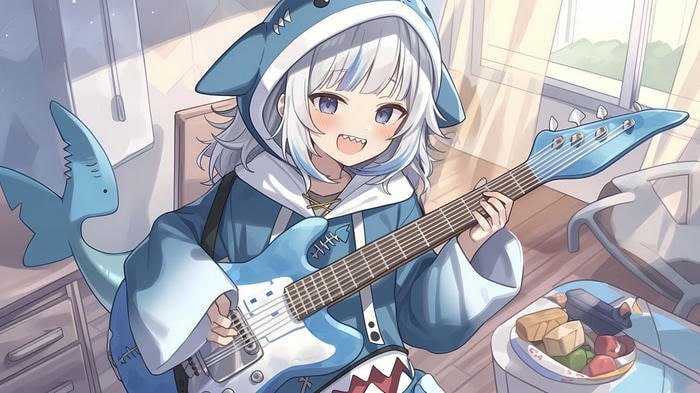 những hình cá mập anime sinh động