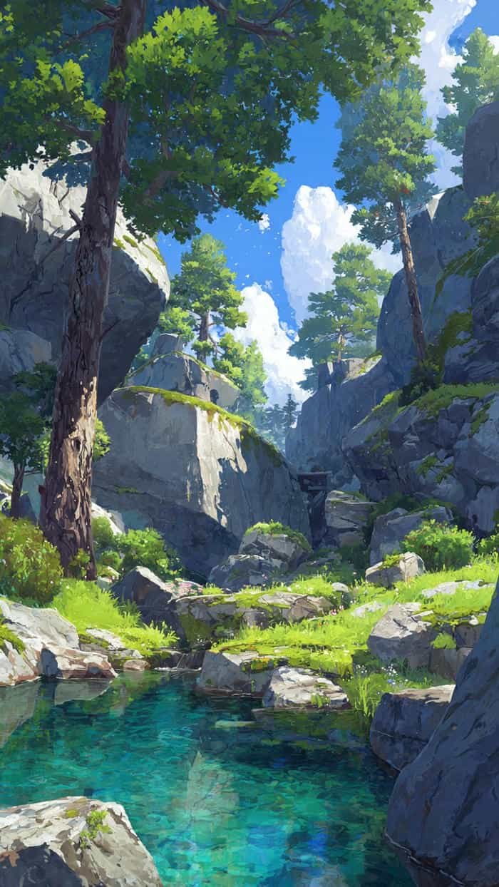 phong cảnh anime hoàng hôn