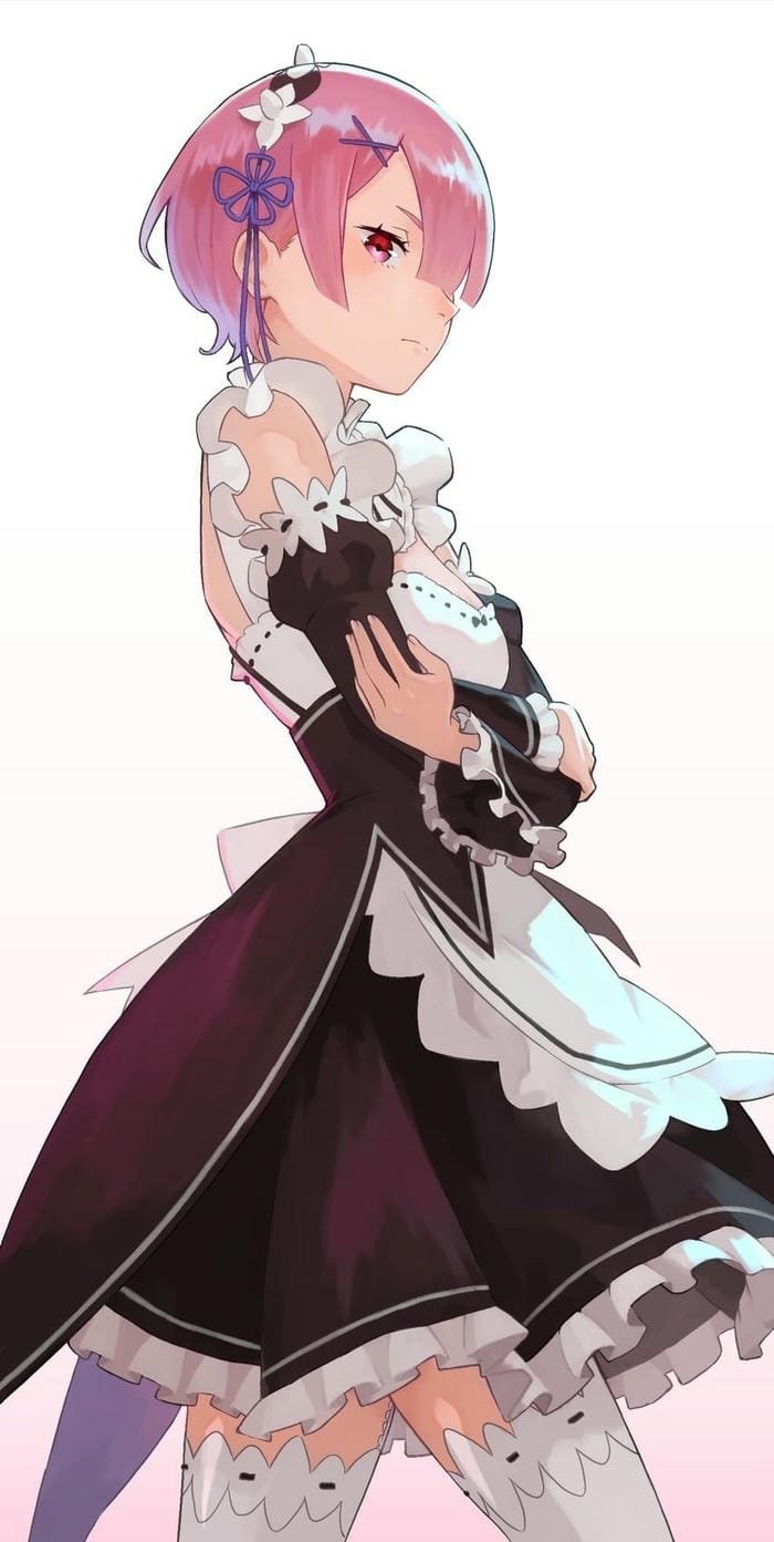 ram re zero anime phong cách nhẹ nhàng