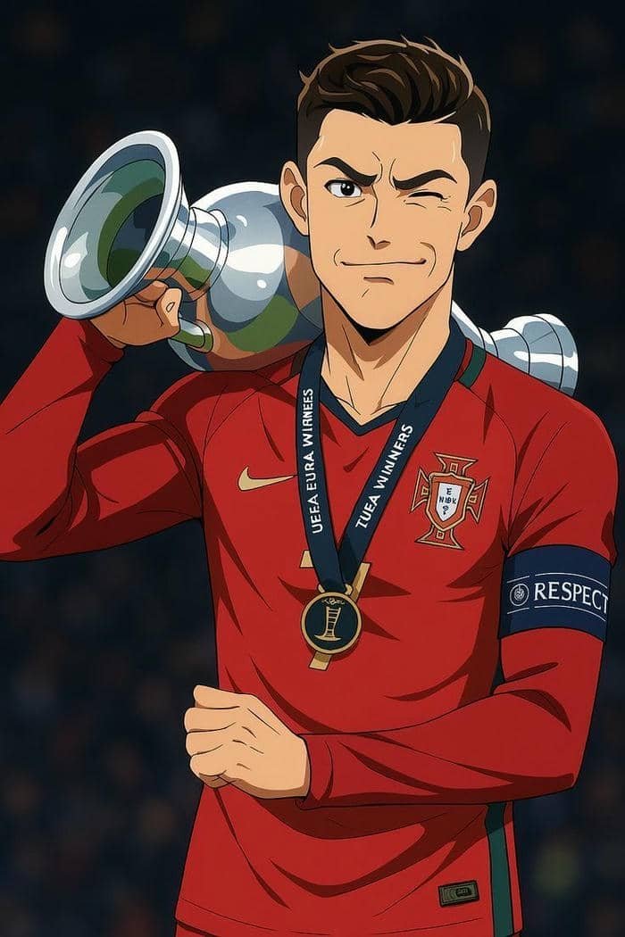 ronaldo hoạt hình anime