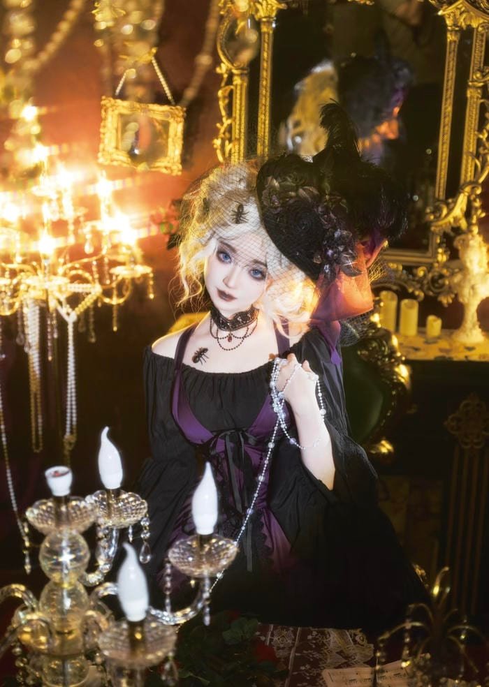 sự hòa trộn màu sắc độc đáo trong cosplay phù thủy