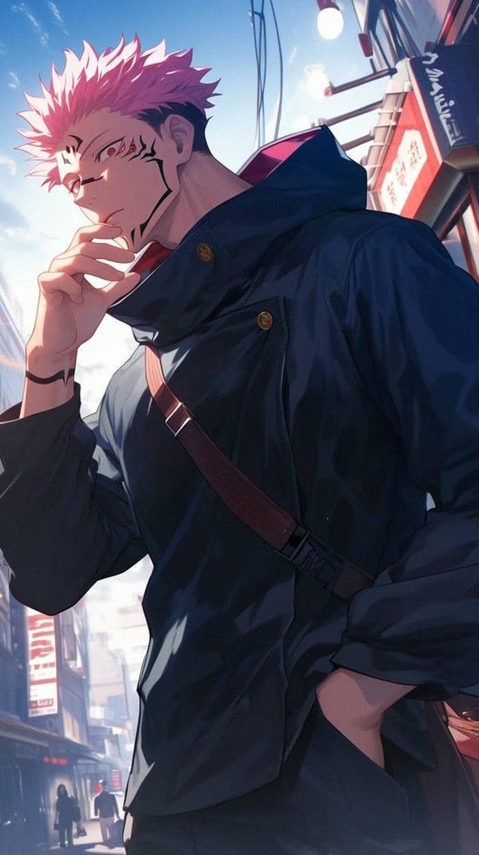 sukuna anime cool ngầu