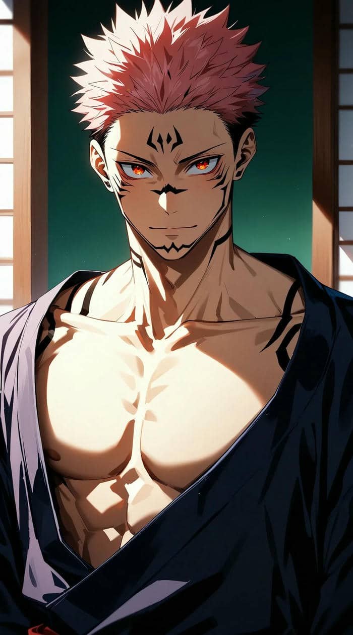 sukuna phong cách ngầu bá đạo