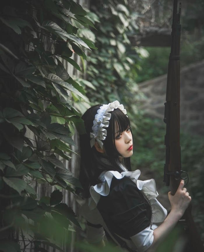 tạo cảm giác thanh thoát kiểu hầu gái