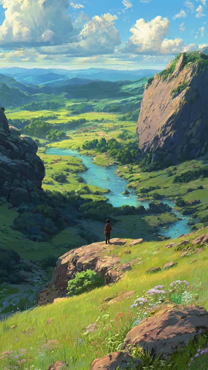 thiên nhiên anime chất lượng cao