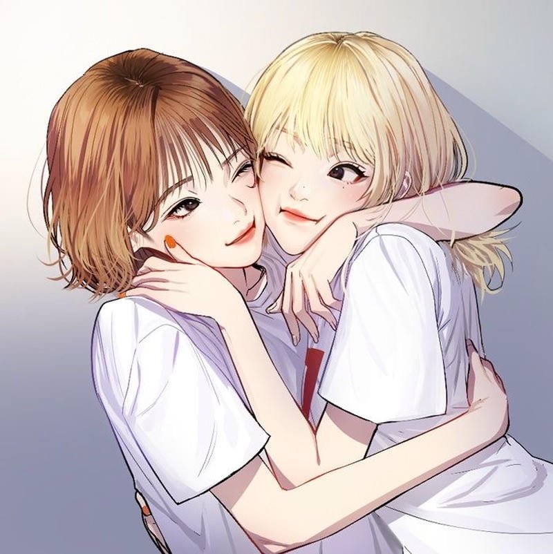 vẻ ngọt ngào anime bách hợp