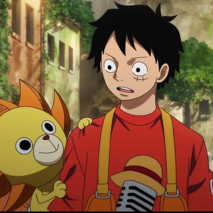 Anime Luffy phong cách anh hùng