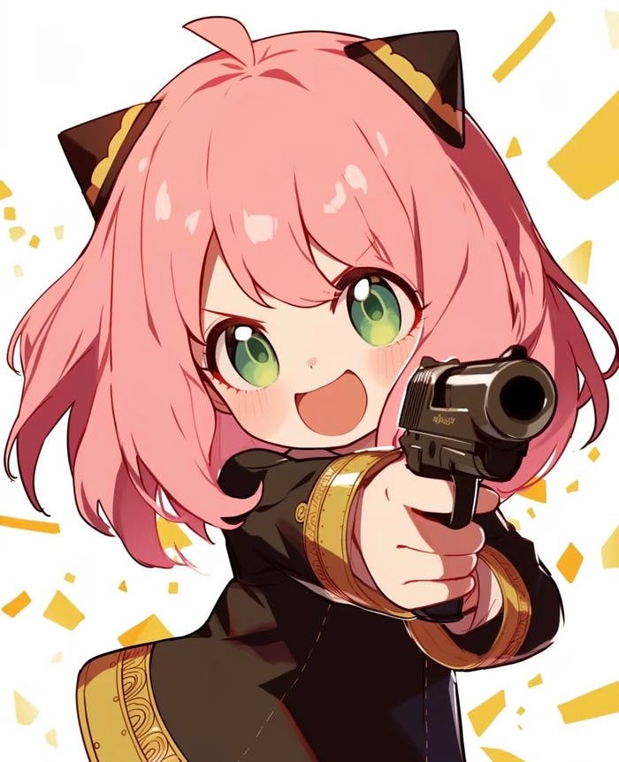 Anya Forger biểu cảm hài hước