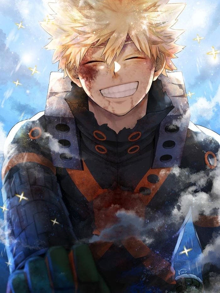 Bakugo Katsuki manga style