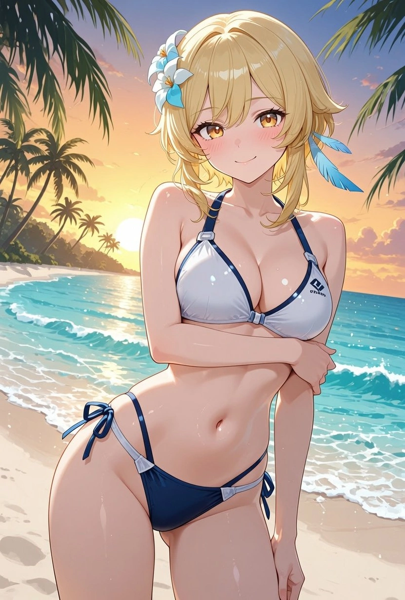 Hentai Lumine bikini nóng bỏng gợi tình