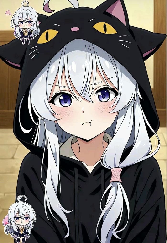 Hình ảnh anime wibu sắc màu nổi