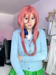 Hình cosplay Miku Nakano ngọt ngào mê hoặc
