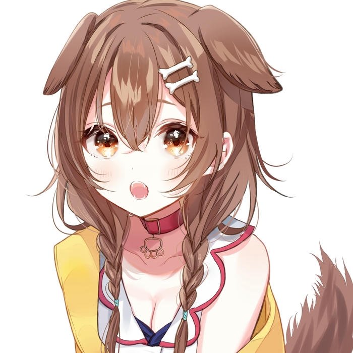 Hình đại diện fb anime chó nâu cute đáng yêu lắm