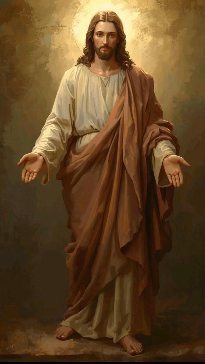 Hình nền chúa giêsu đẹp nhất đóng đinh trên bờ biển vắng