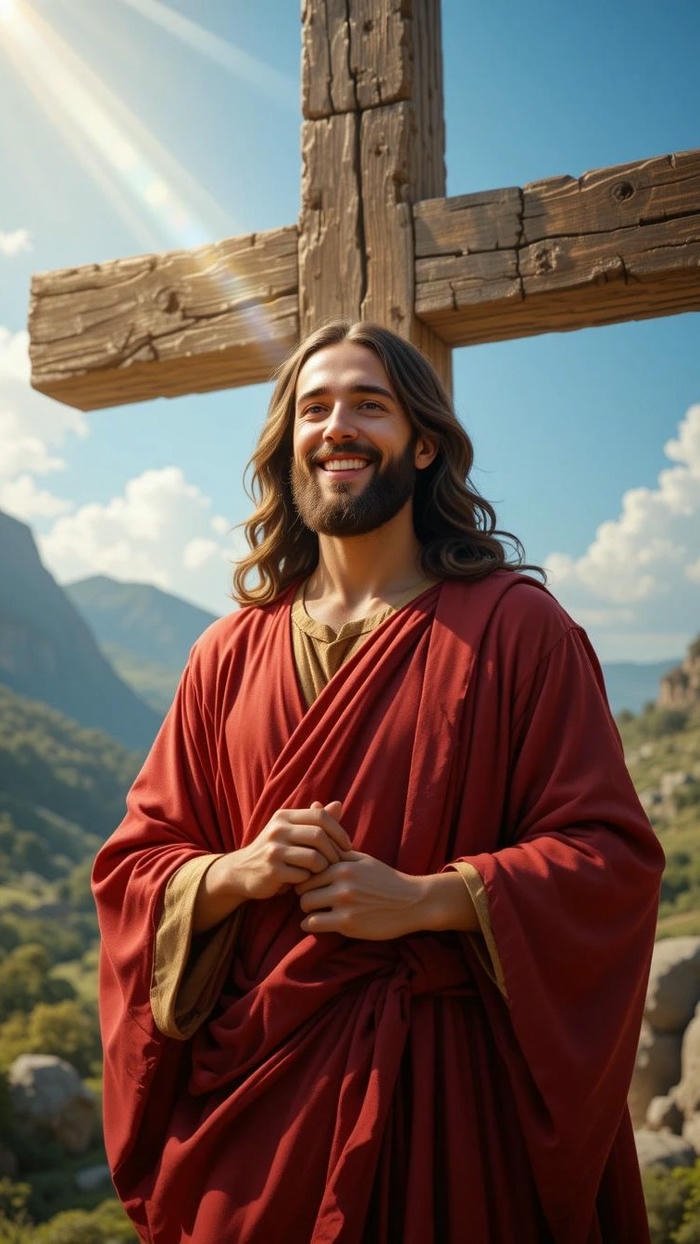 Hình nền chúa giêsu đẹp nhất thăng thiên giữa đám mây trắng