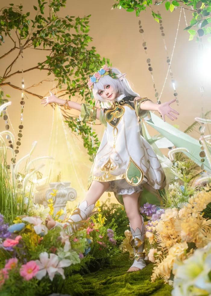 Nahida cosplay dễ thương phong cách anime