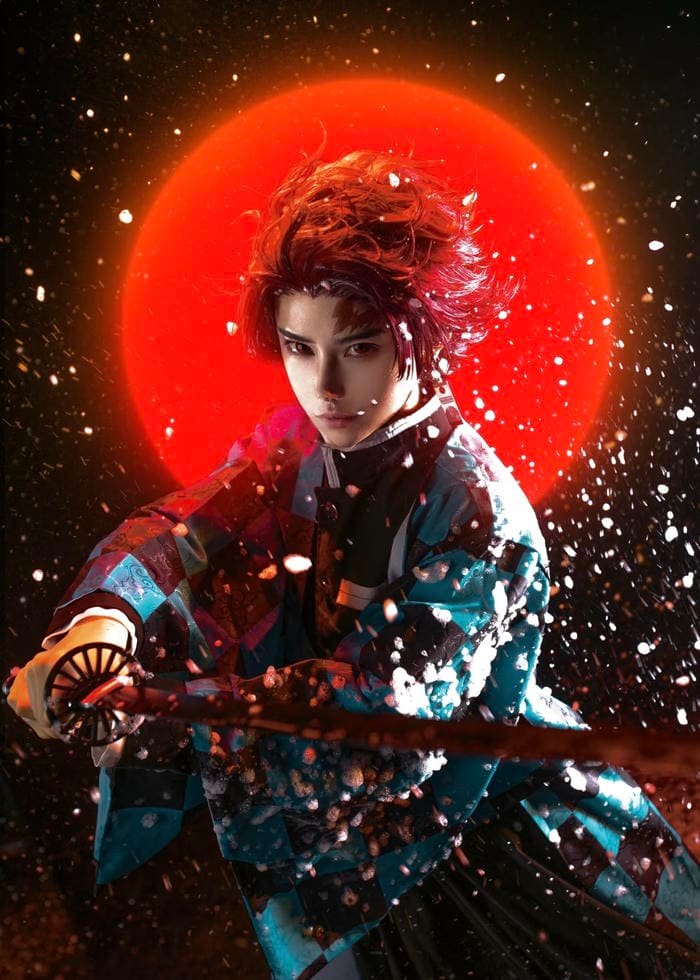 Tanjiro cosplay fanart