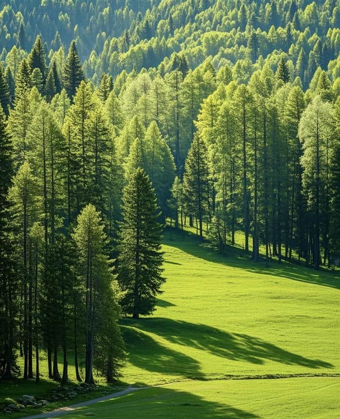 Thiên nhiên yên ả và tinh khôi