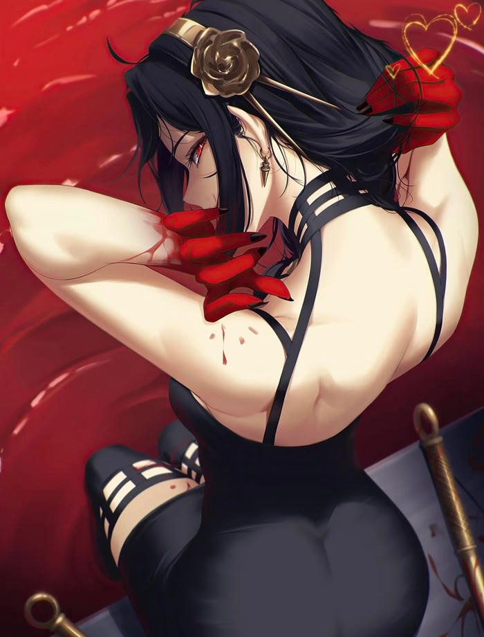 Yor Forger anime girl quyến rũ