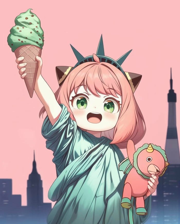 ảnh Anya Forger bản vẽ fanart