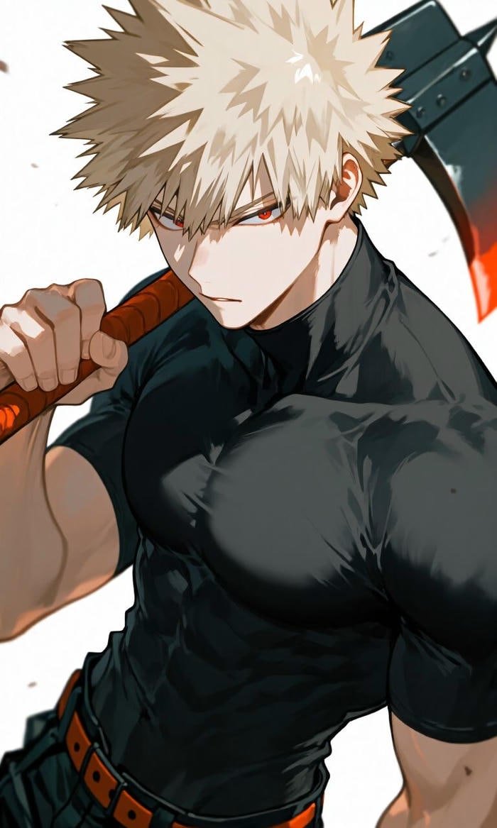 ảnh Bakugo chiến đấu
