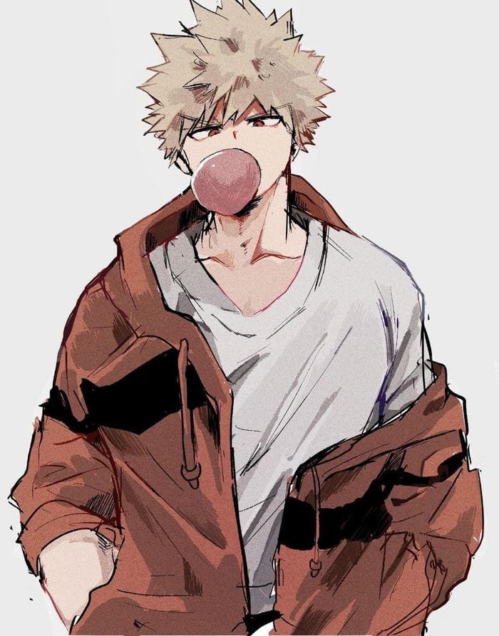 ảnh Bakugo phong cách mạnh mẽ