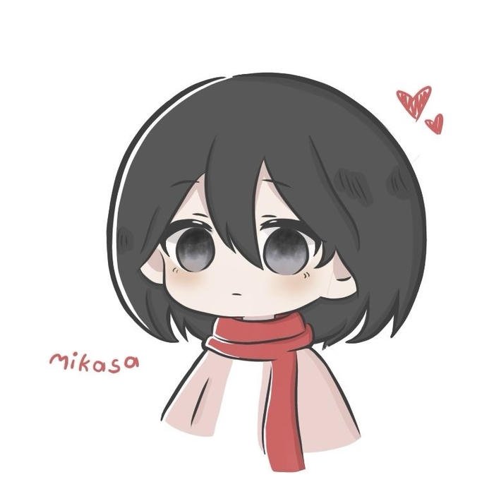 ảnh Mikasa chibi