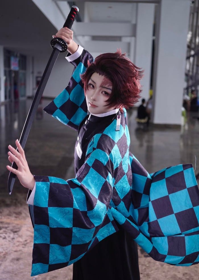 ảnh Tanjiro cosplay concept art