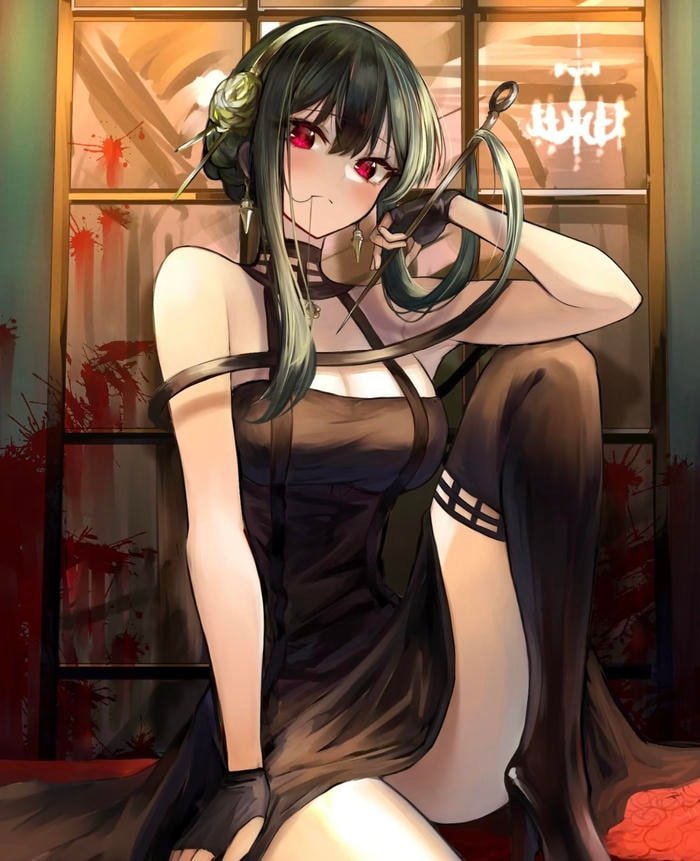 ảnh Yor Forger anime girl mạnh mẽ