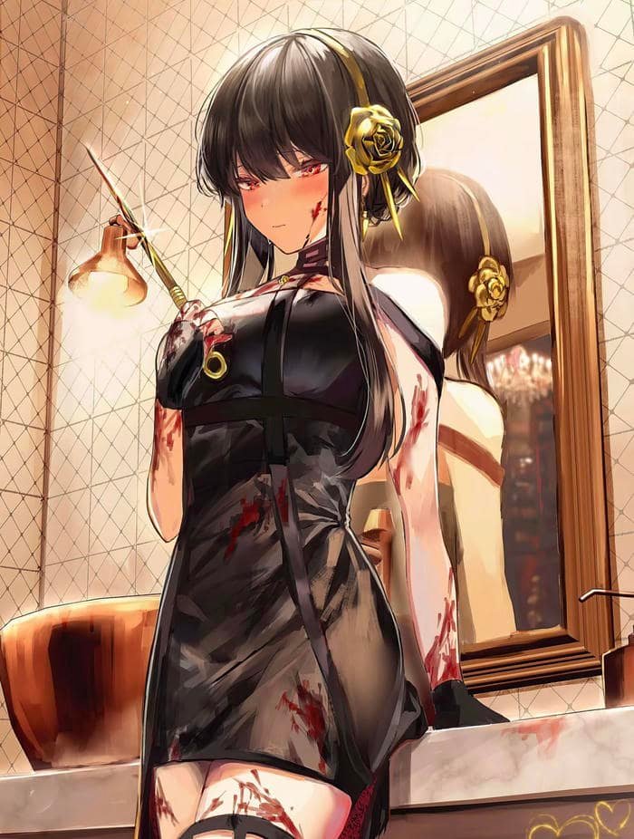 ảnh Yor Forger nữ sát thủ bí ẩ