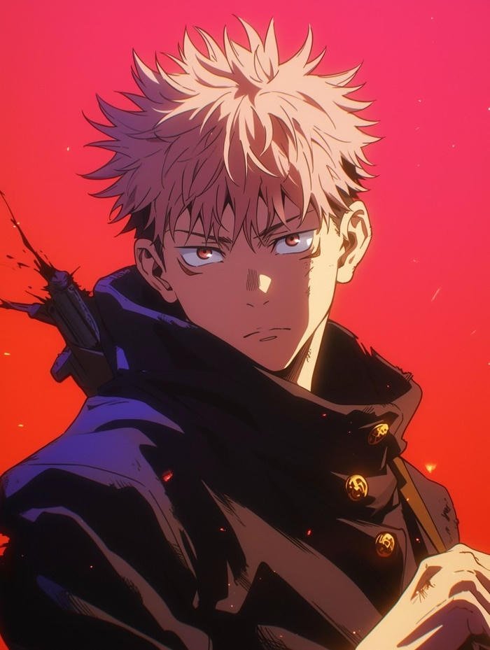ảnh Yuji Itadori cận mặt