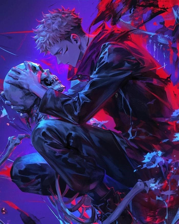 ảnh Yuji Itadori phong cách chiến đấu