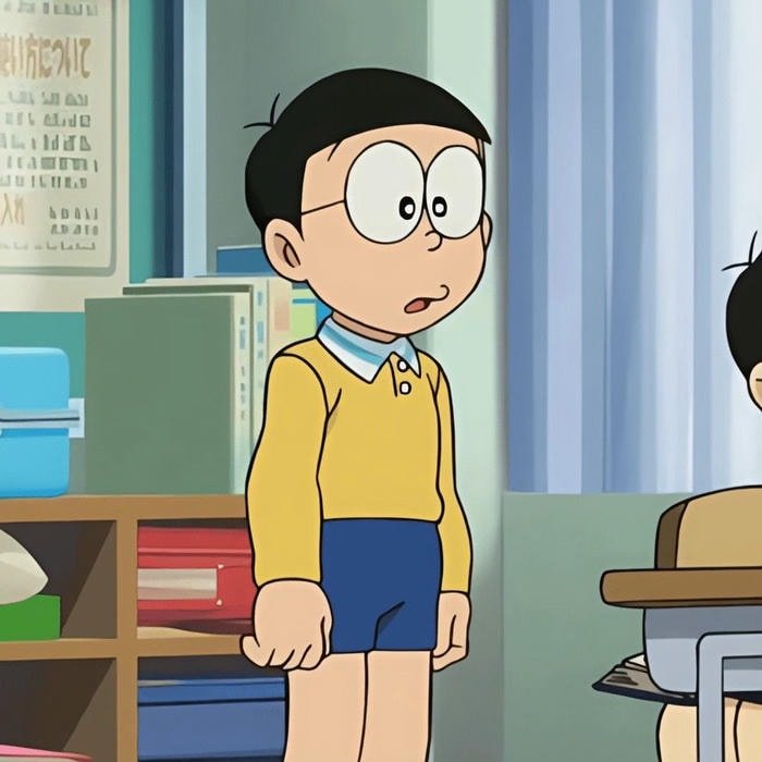 ảnh nobita trong lớp học