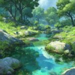 anime rừng cây 4K