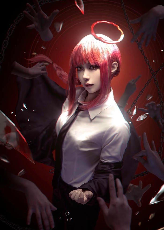 cosplay Makima giống nguyên tác